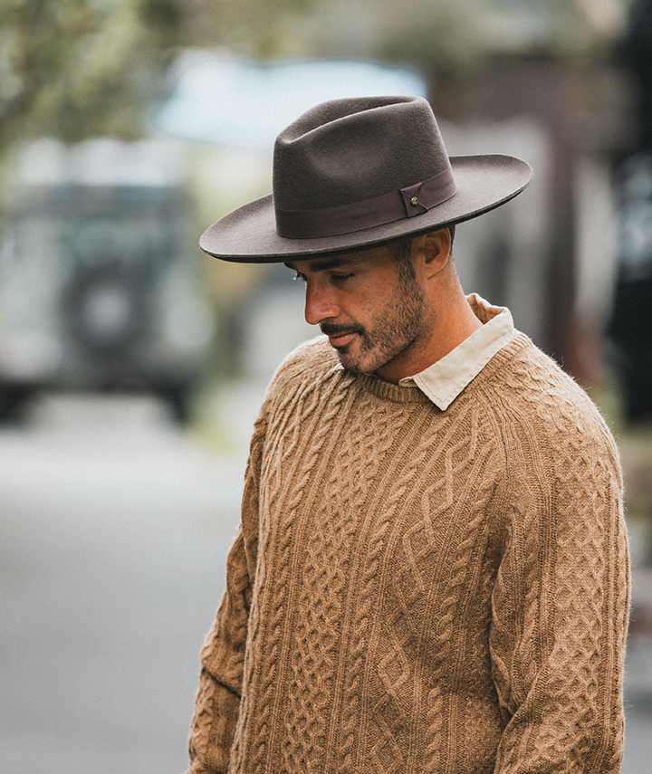 Universal Wide Brim Fedora - Bandit