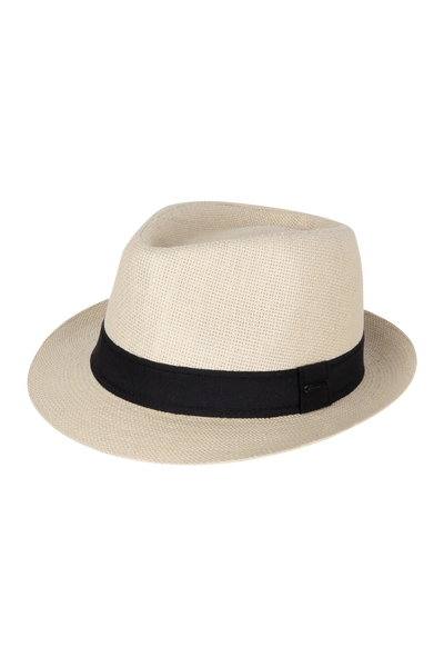 KOORINGAL Arlo Cream Fedora Hat Arlo Straw Fedora | Rancher Straw Hat for Women main image 3