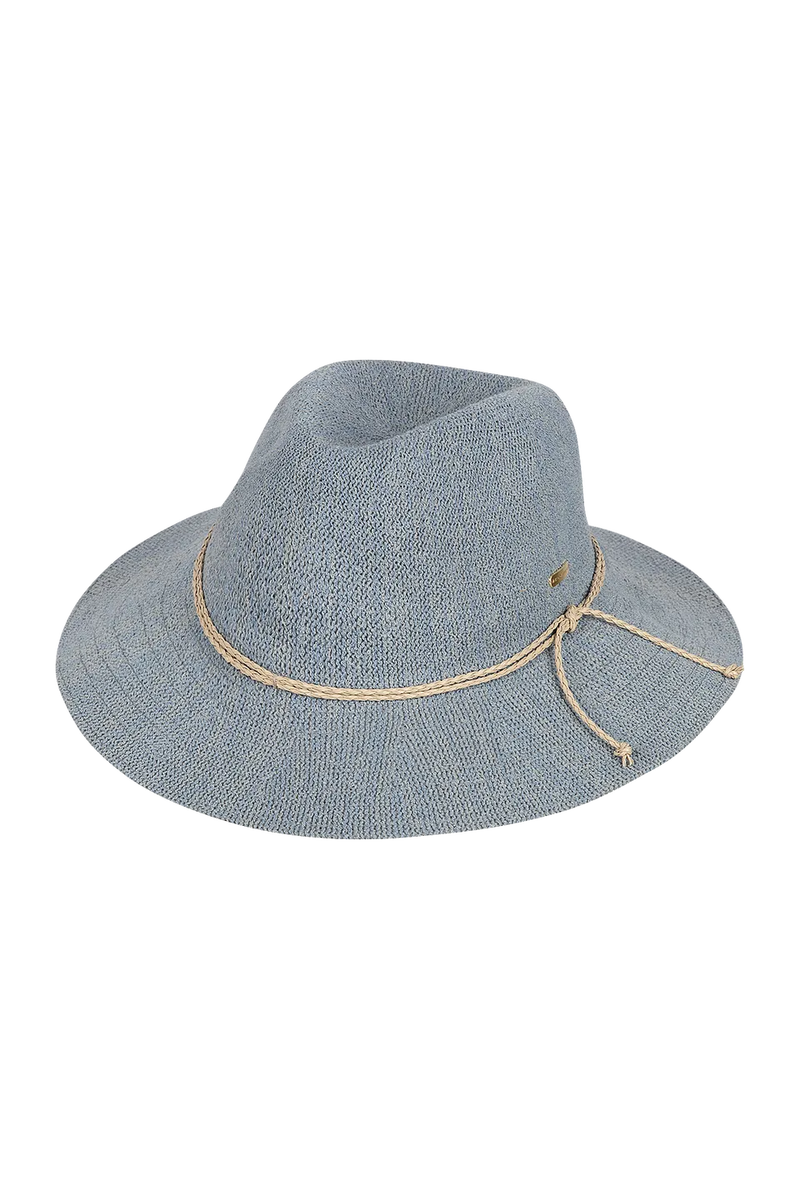 Women’s Kooringa 58CM 100% Wool Light Speckled Boater Stetson Derby Safari Hat No Fly Zone Mesh Brim Safari Hat - Stetson and Scala Hats  main image 2